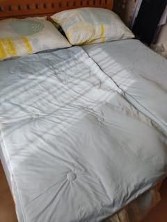 Customer photo review of Couette ChillBreeze – Dormez au frais toute la nuit