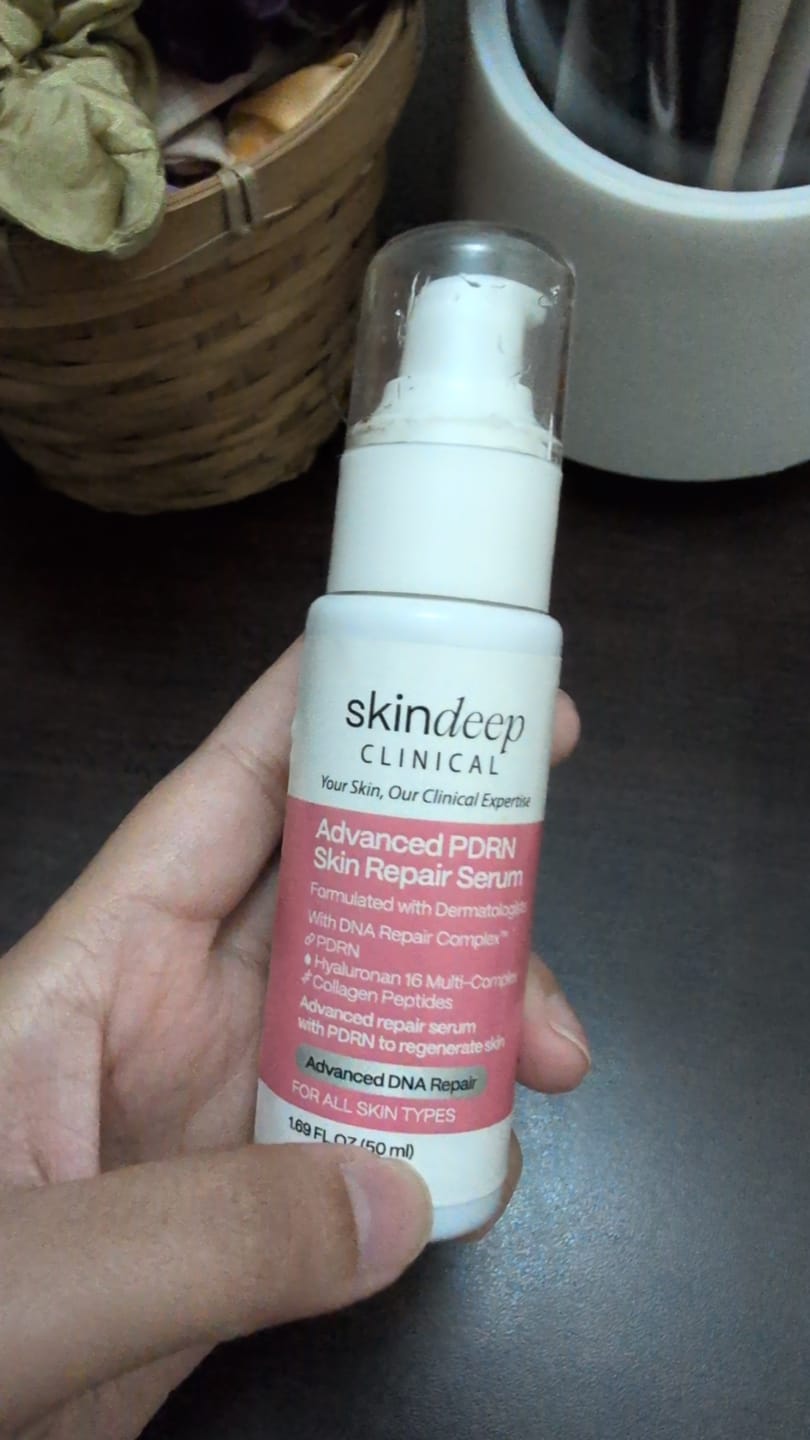 Customer photo review of Advanced PDRN Skin Repair Serum