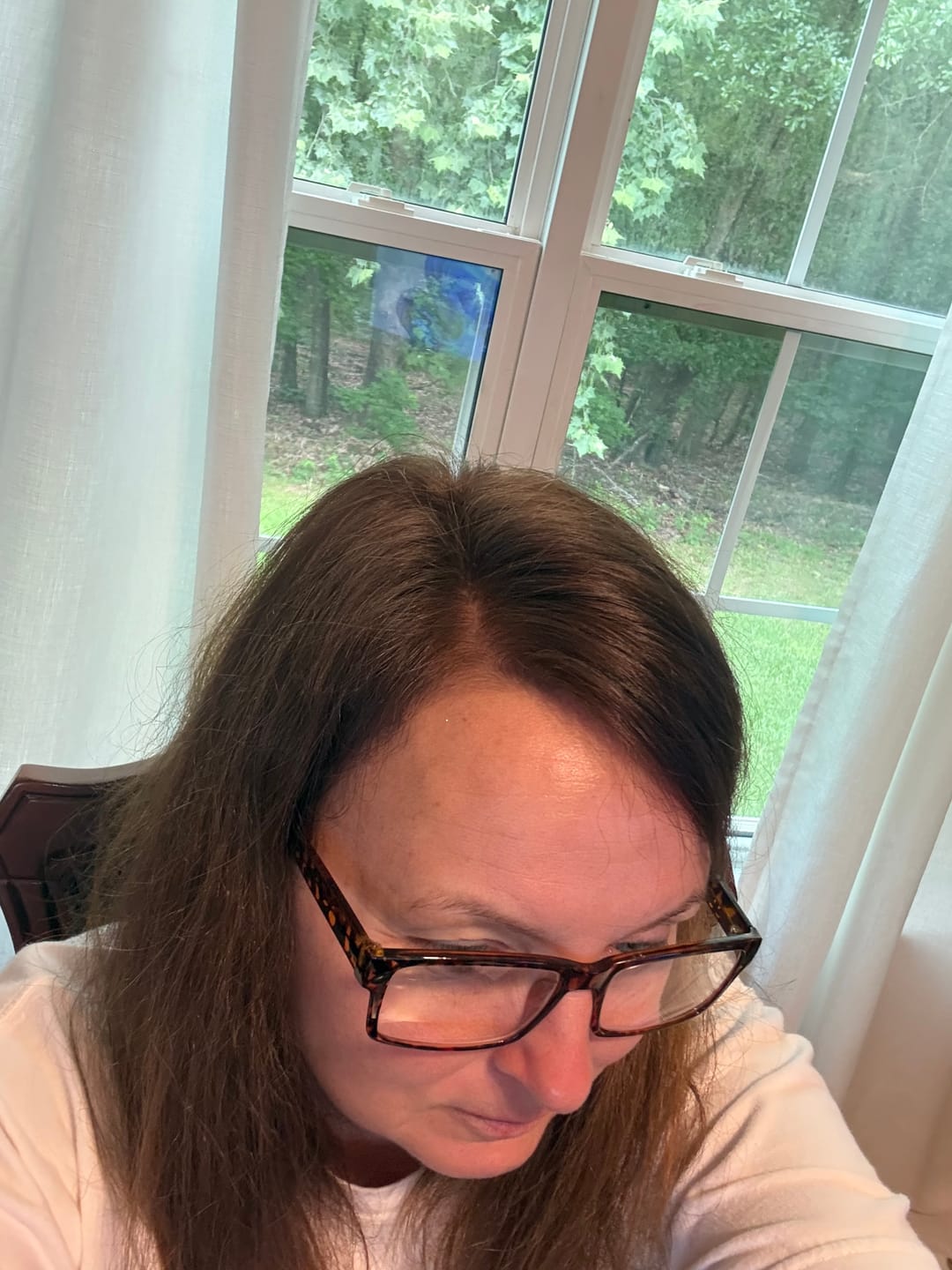 Customer photo review of Instant Dye Shampoo