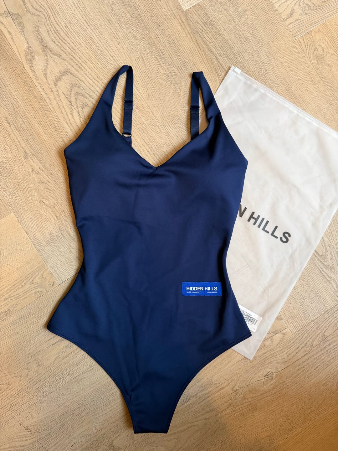 Customer photo review of LABEL BODYSUIT NAVY