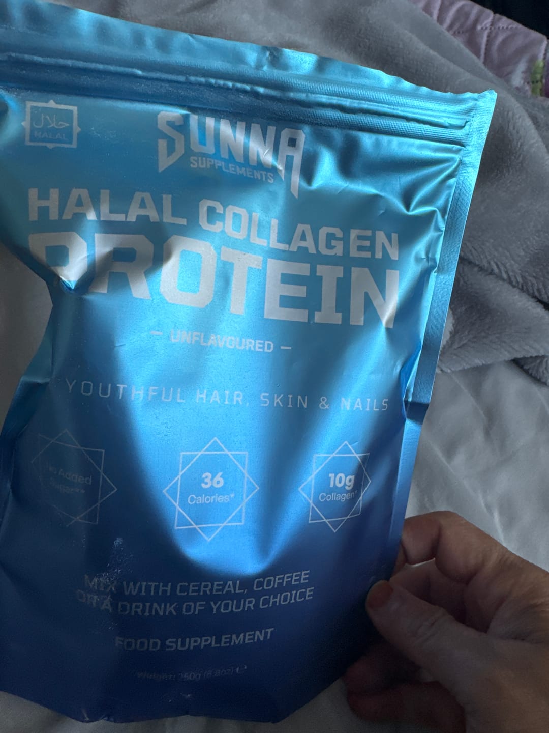 Customer photo review of Halal Collagen Protein