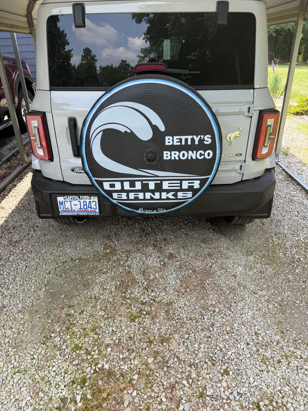 Customer photo review of CUSTOM DESIGN Tire Cover