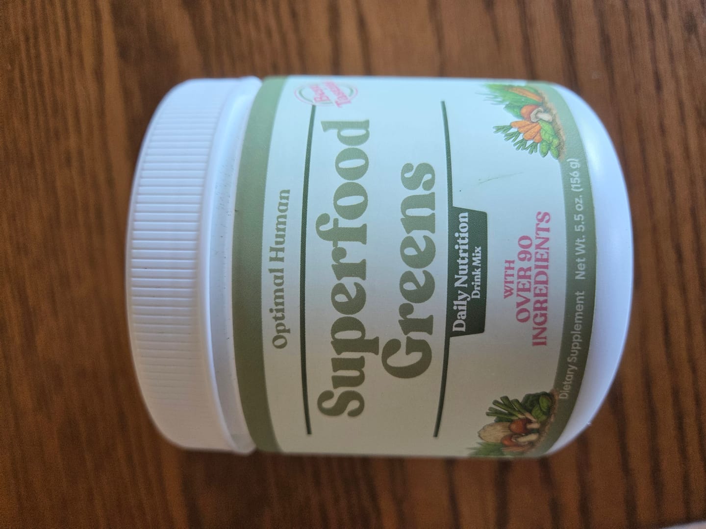 Customer photo review of Optimal Human Superfood Greens