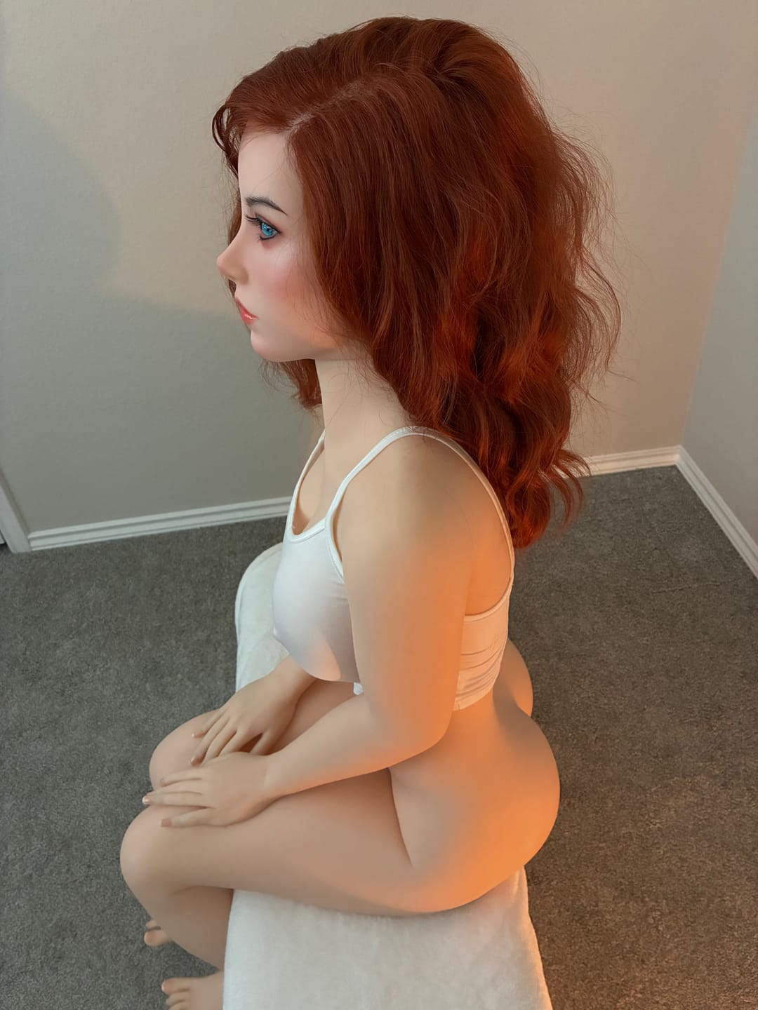 Customer photo review of US Stock - YAMIEE Aeris 152cm K62 Hard Silicone Head TPE Body Sex Doll Natural Skin Adult Love Doll