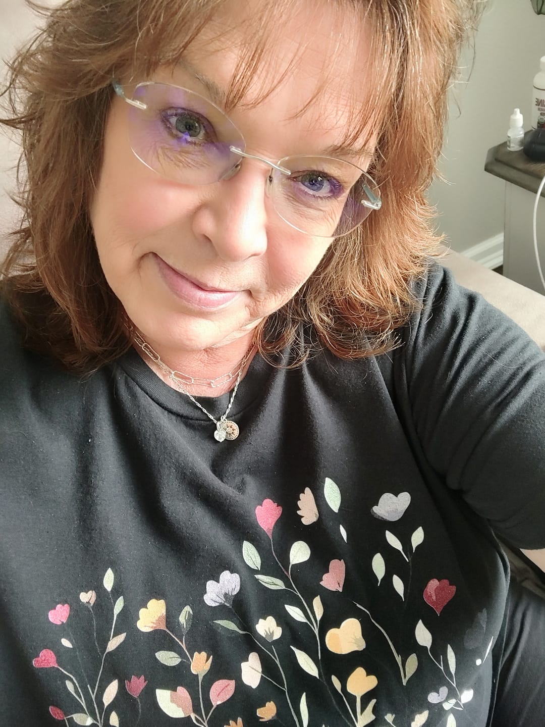 Customer photo review of Dainty Flowers Tee