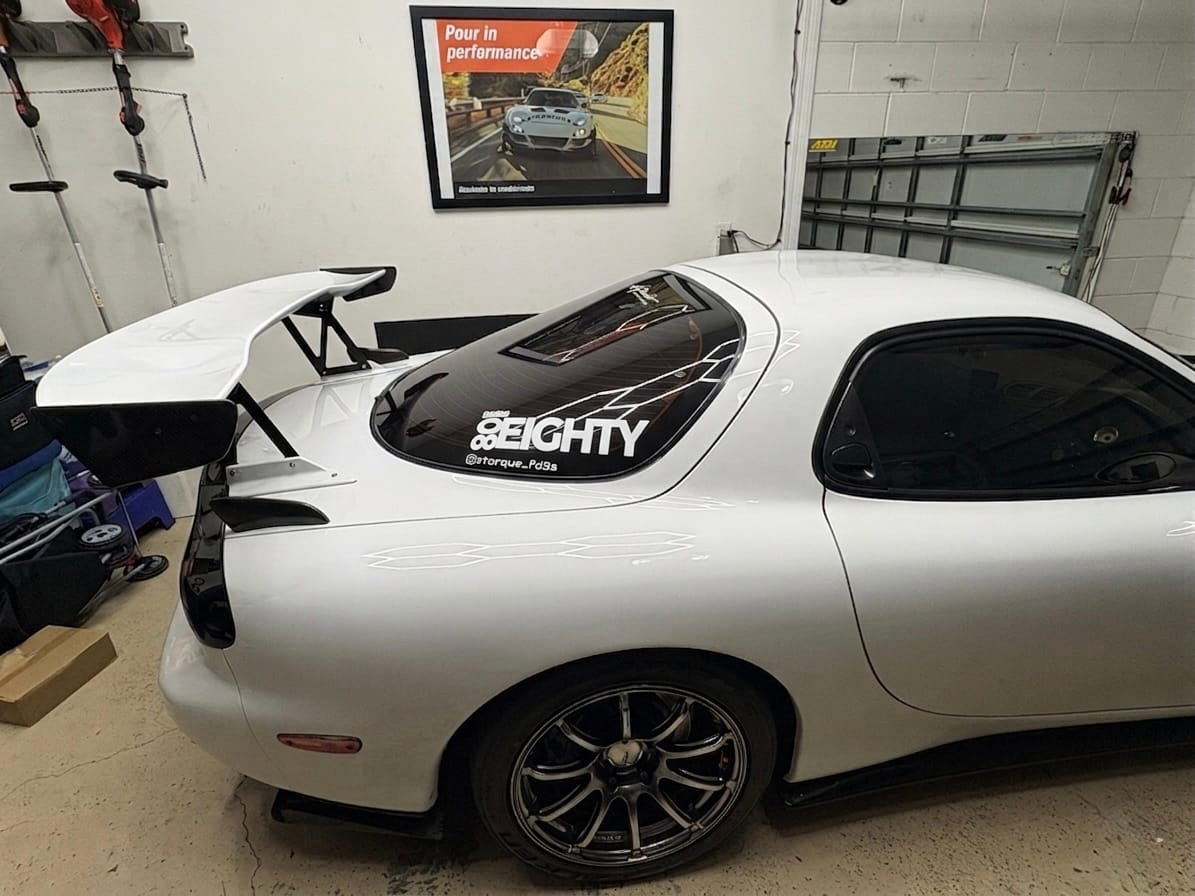 Customer photo review of 80Eighty® White Decal
