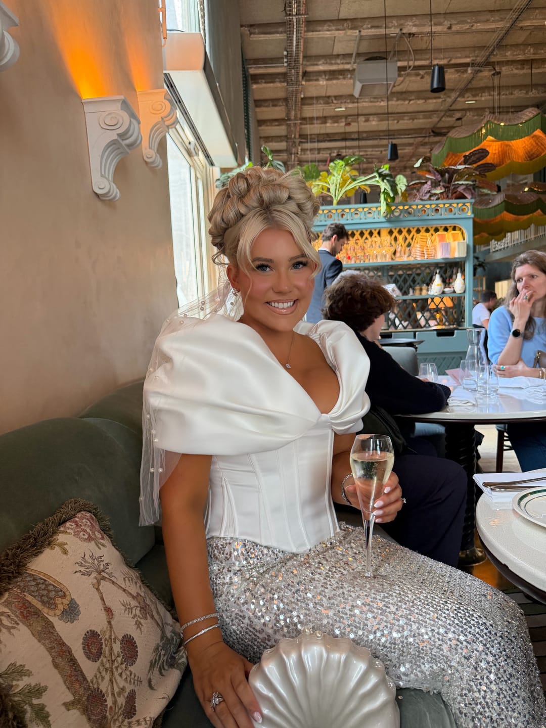 Customer photo review of CRYSTAL QUARTZ MAXI SKIRT