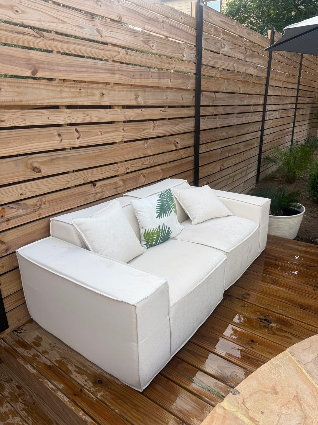 Customer photo review of M1 Outdoor Loveseat Sofa