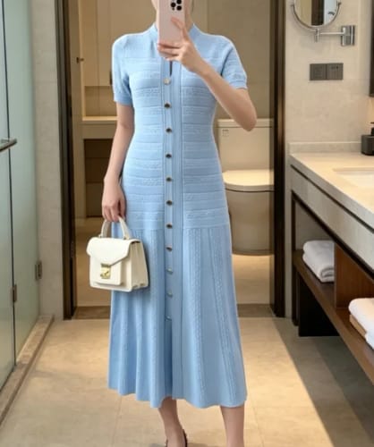 Customer photo review of Sandro baby blue