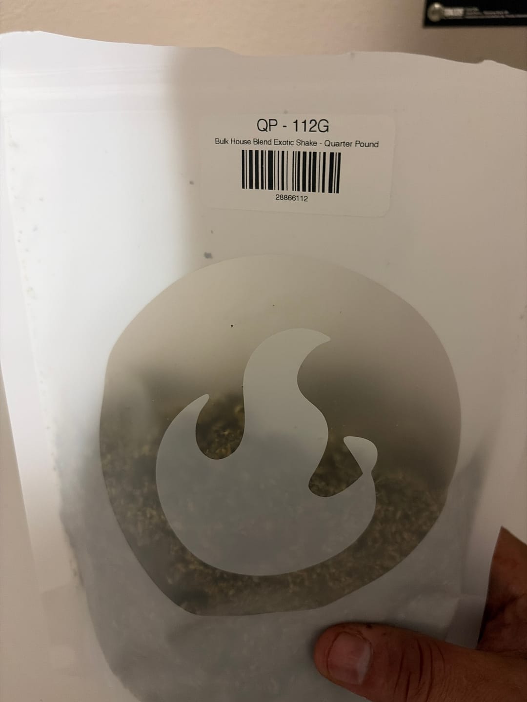 Customer photo review of Bulk House Blend Exotic Shake - Quarter Pound