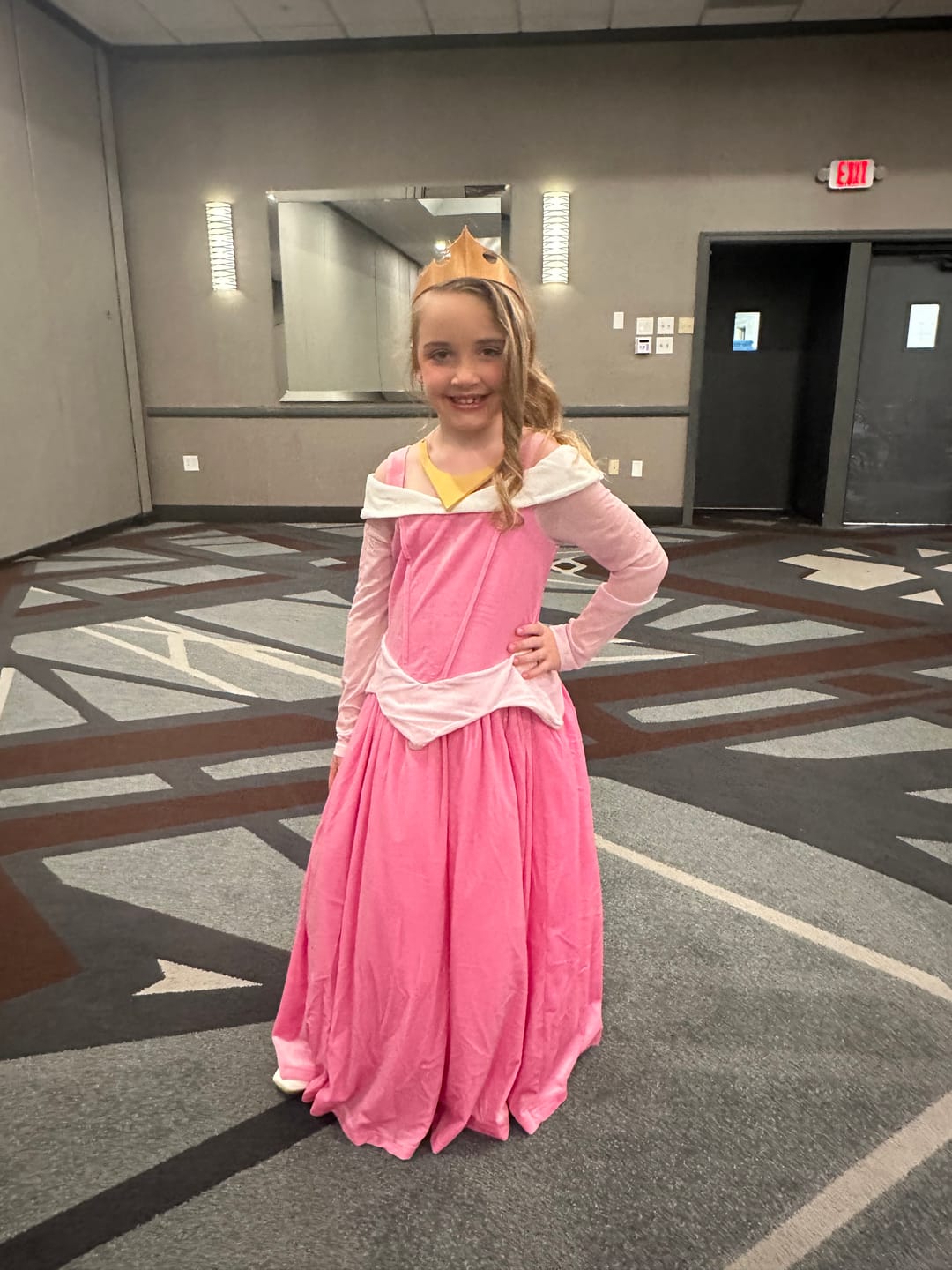 Customer photo review of Portrait Collection Sleeping Beauty Gown