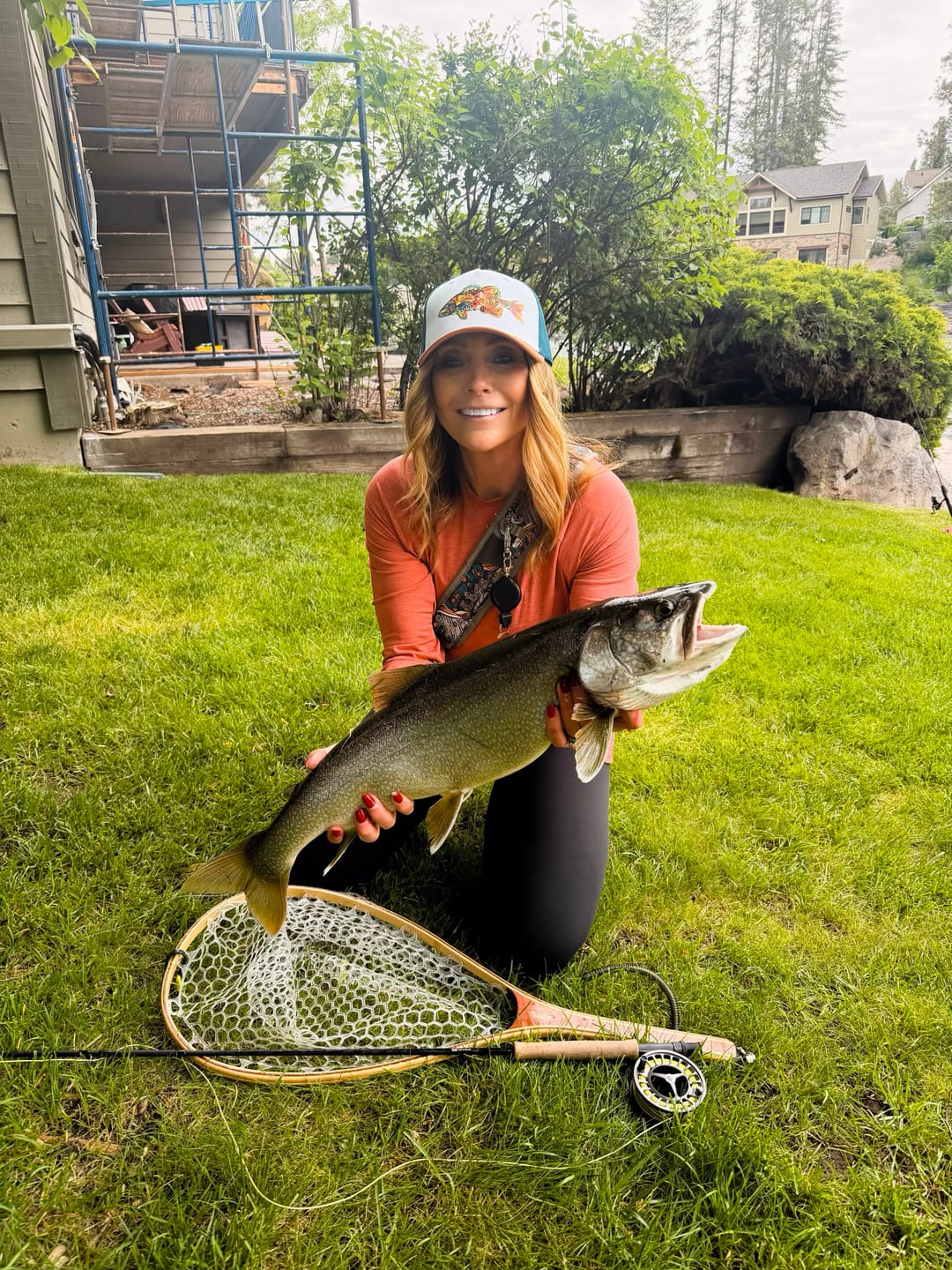 Customer photo review of Boho Bass Trucker Hat