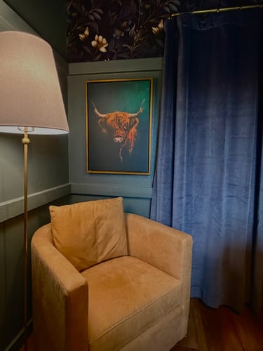 Customer photo review of Highland Cow Print