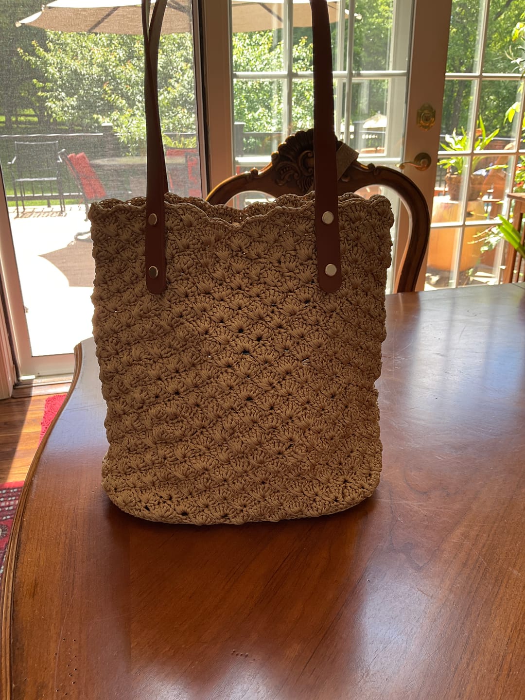 Customer photo review of CrochetPark™ Aveline crochet Shoulder Bag Kit