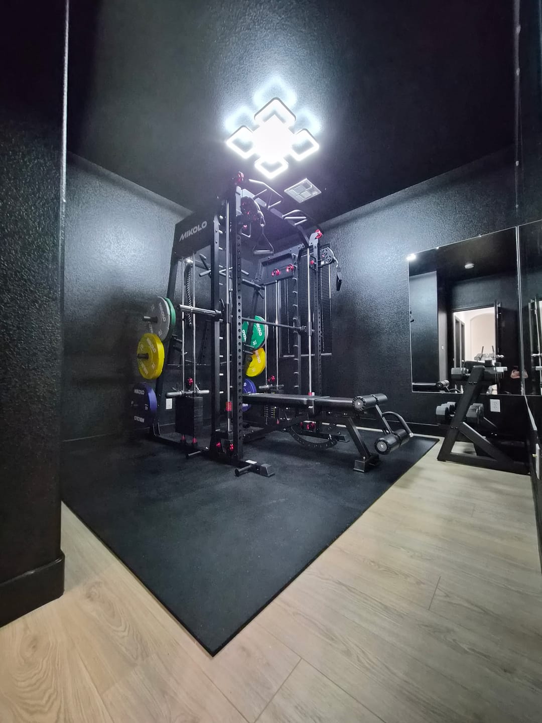 Customer photo review of M4-2.0 Ultra All-In-One Functional Home Gym Smith Machine (UPGRADED)