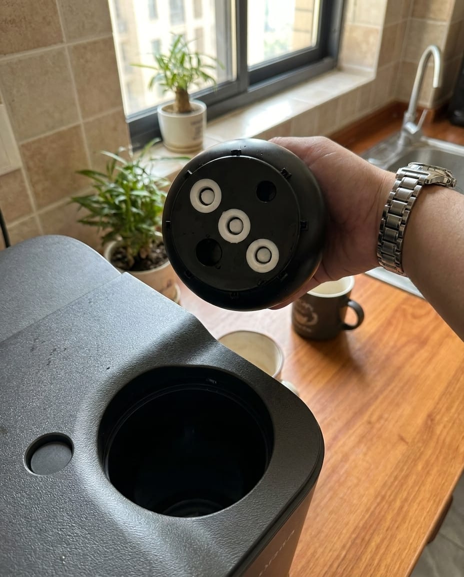 Customer photo review of Puflow C9 Pro Hydrogen-Rich RO Countertop Water Purifier Cold to Hot Water Dispenser UV