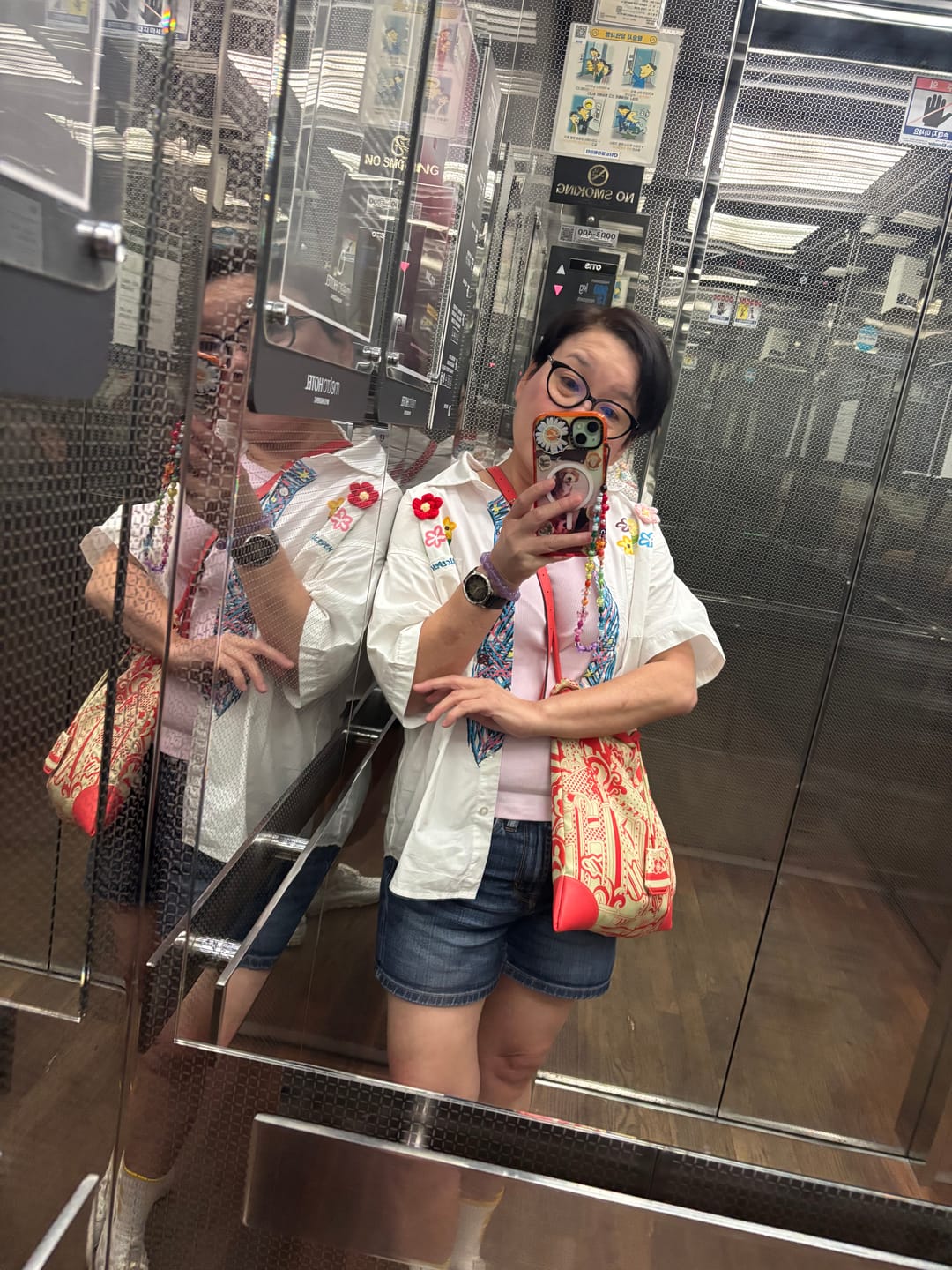 Customer photo review of Aelfric Eden Graffiti Necktie Floral Shirt