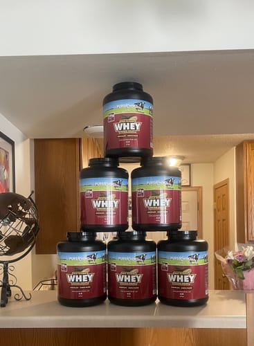 Customer photo review of Whey Protein Isolate Chocolate