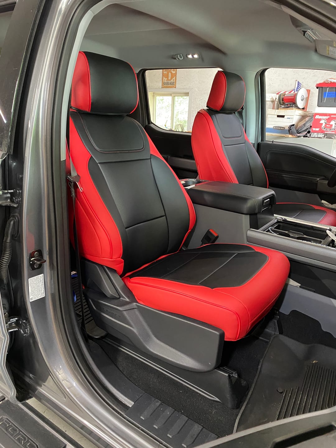 Customer photo review of 2021+ Ford F150 / 23+ F-250 F-350 Custom Seat Covers