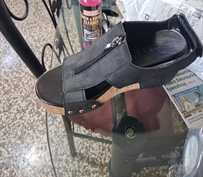 Customer photo review of ComfortStep™ Women's New Vintage Wedge Platform Sandals