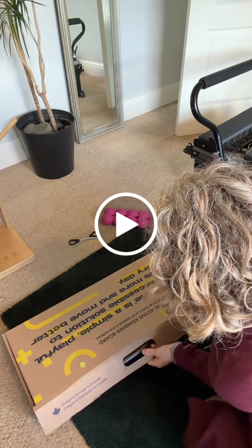 Customer video review of Movemate™ Active Standing Board