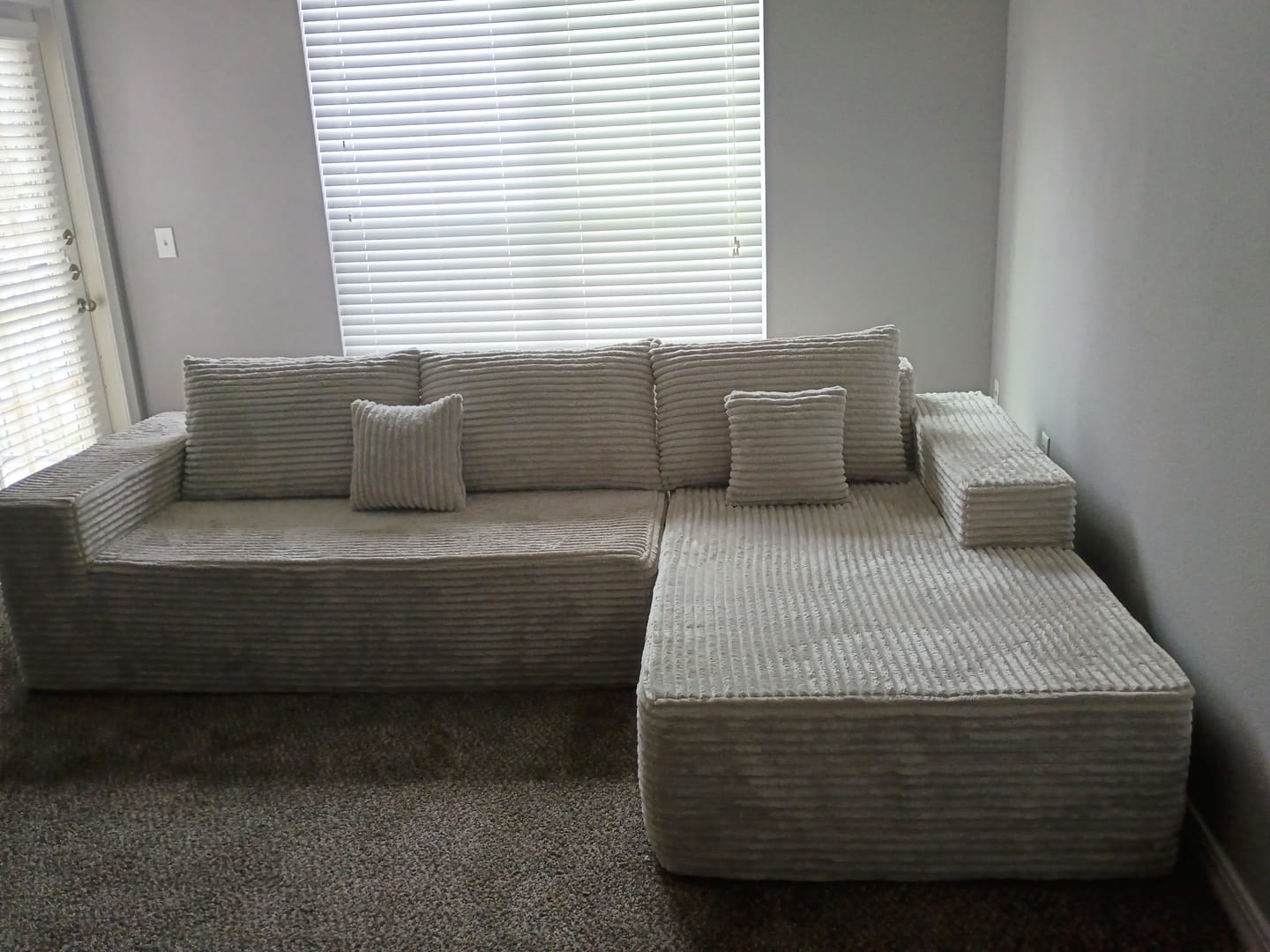 Customer photo review of Astra Sleeper Sectional Sofa