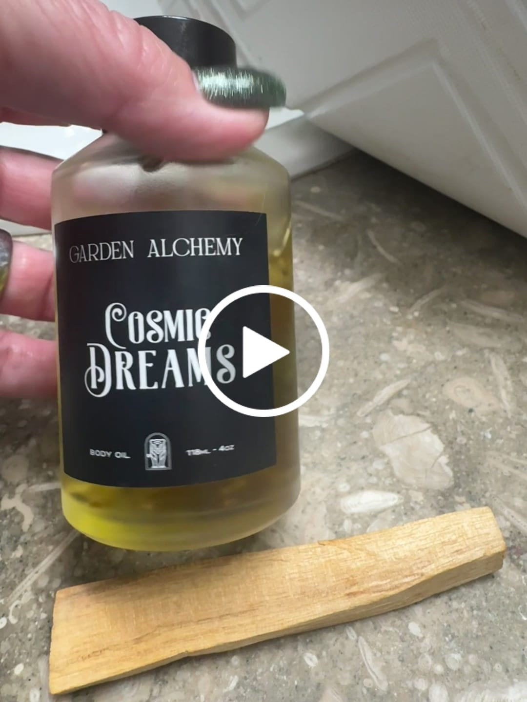 Customer video review of COSMIC DREAMS W/MAGNESIUM BODY OIL