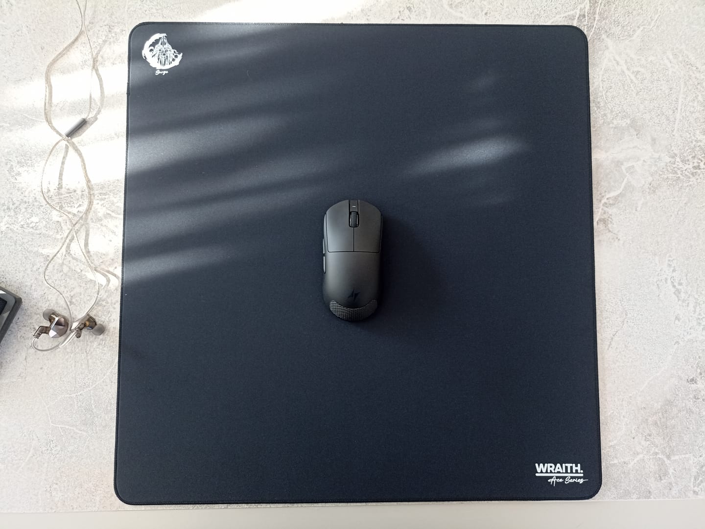 Customer photo review of Wraith Ace Series Poron Mousepad