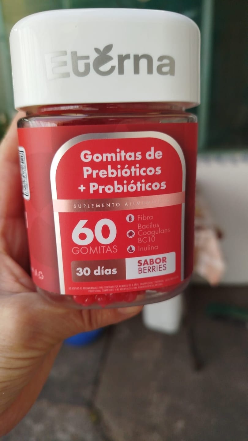 Customer photo review of Gomitas de Probiótico y Prebiótico