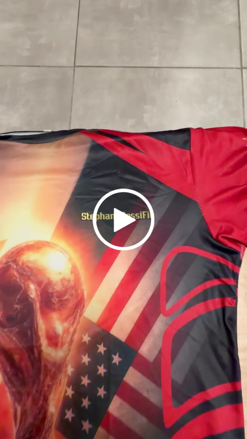 Customer video review of Unisex Shirt - Custom USA Canada World Cup 2026 3D Shirt