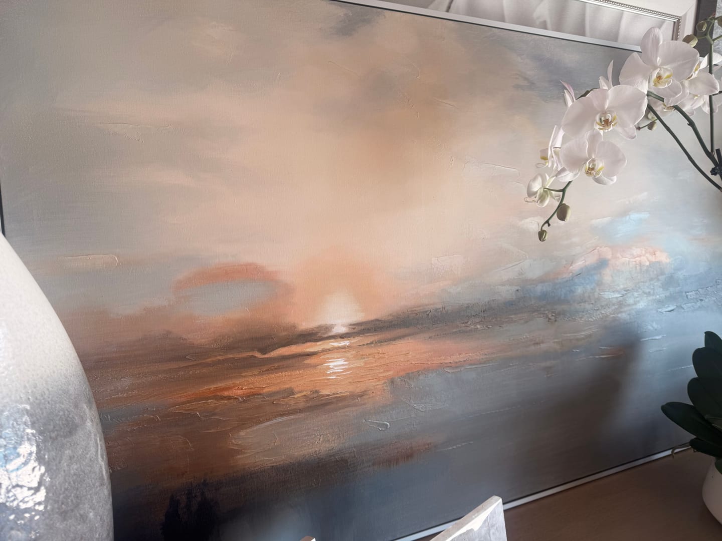 Customer photo review of Abstract Painting Canvas #AP193