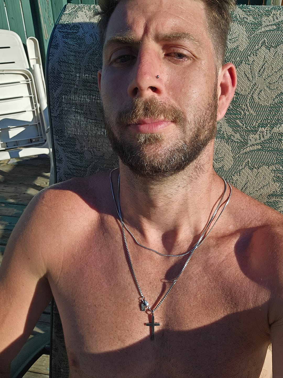 Customer photo review of Classic Cross Necklace Duo
