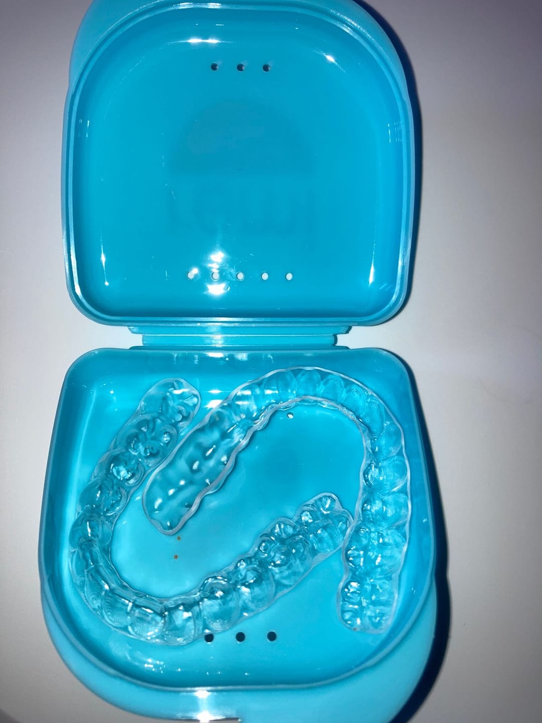 Customer photo review of Custom Clear Removable Retainers