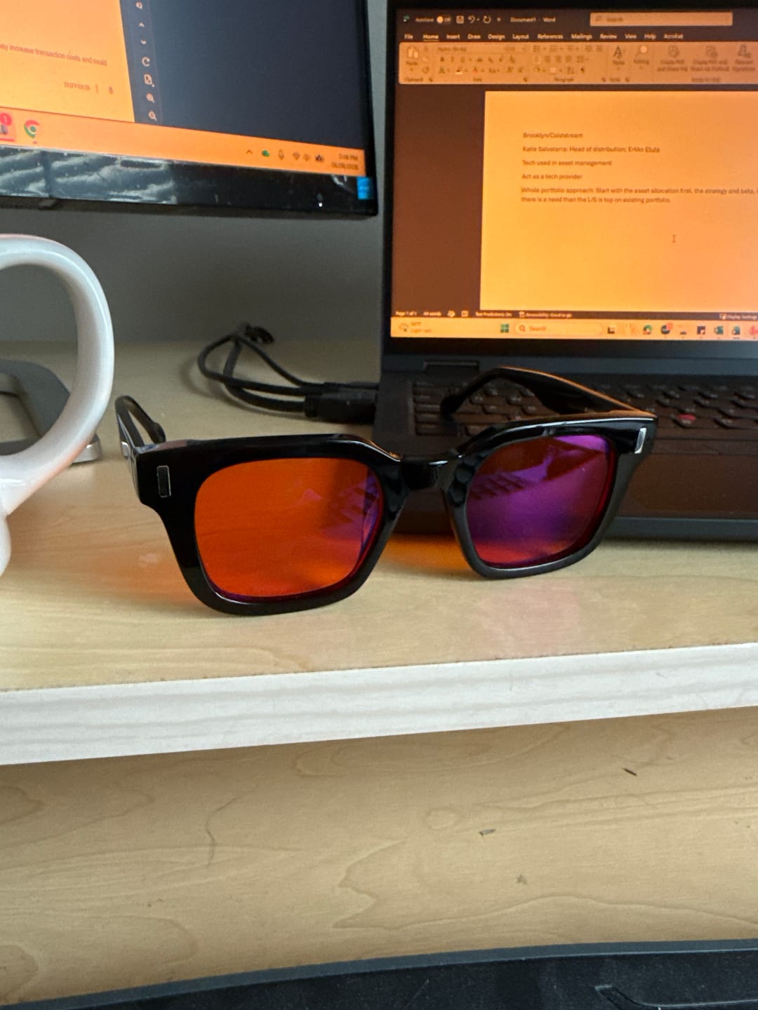Customer photo review of THE ASTON BLUE LIGHT BLOCKERS 2.0
