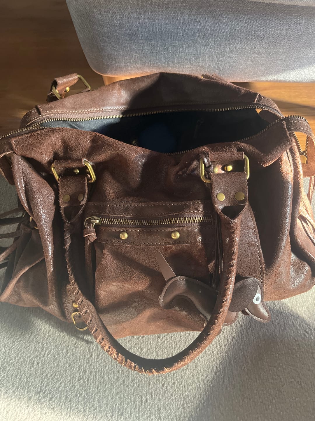 Customer photo review of It girl bag espresso martini