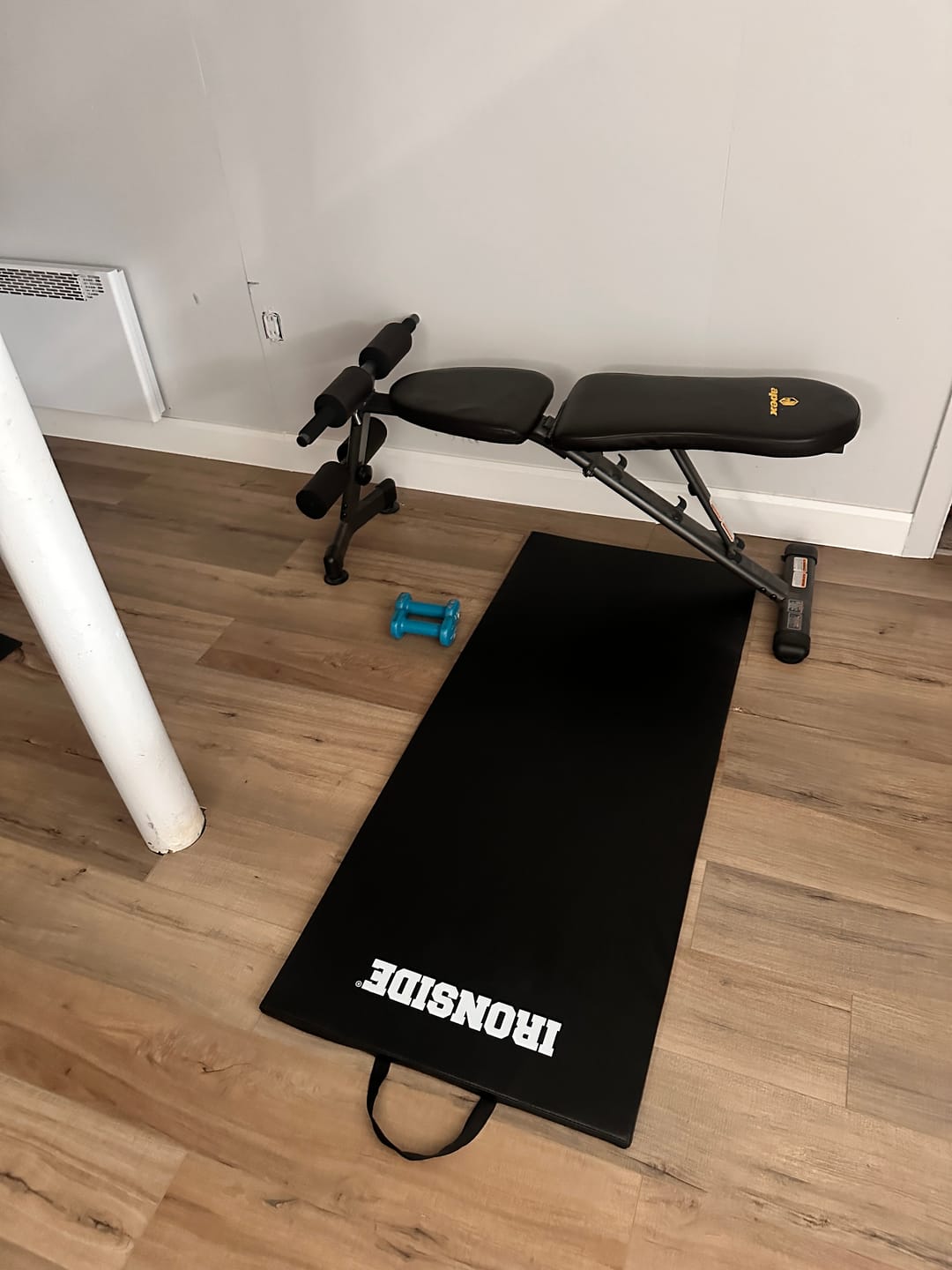 Customer photo review of IRONSIDE Ab Workout Mat