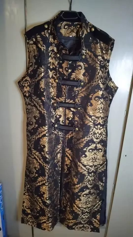 Customer photo review of Neo Victorian Steampunk vest