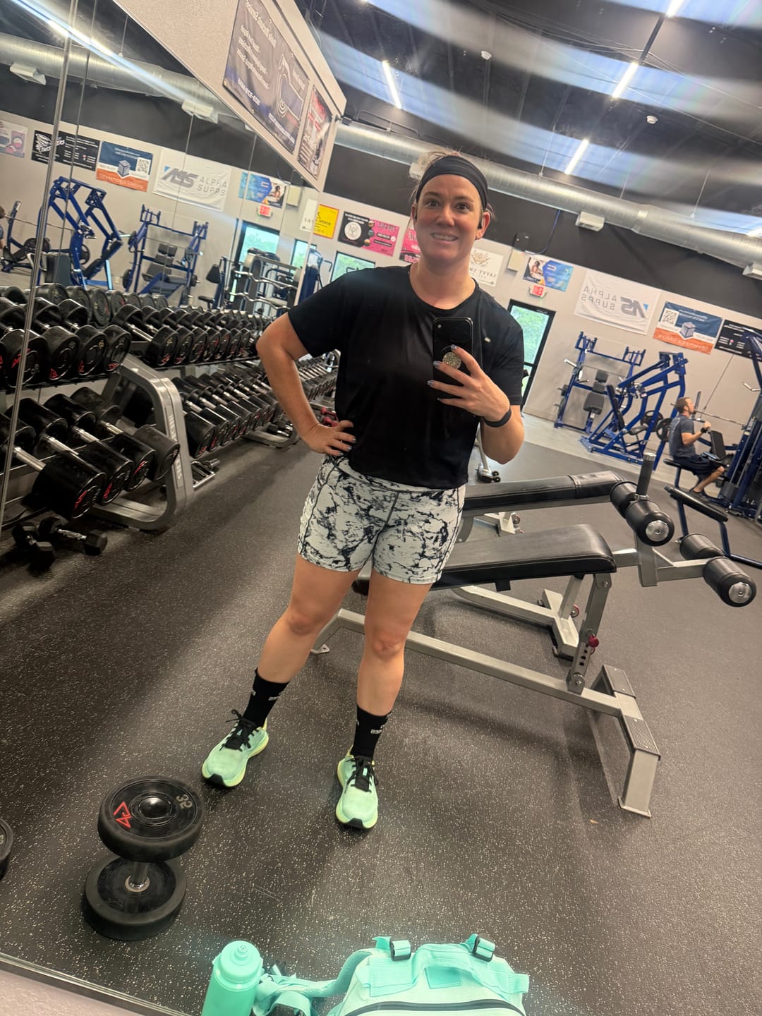 Customer photo review of No Excuses - Crew Workout Socks