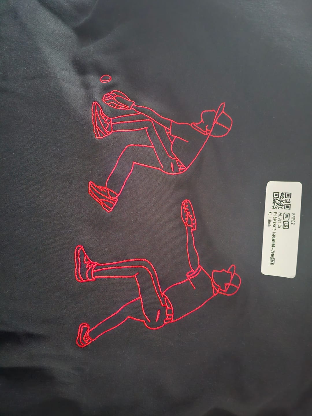 Customer photo review of Custom Sports Hoodie