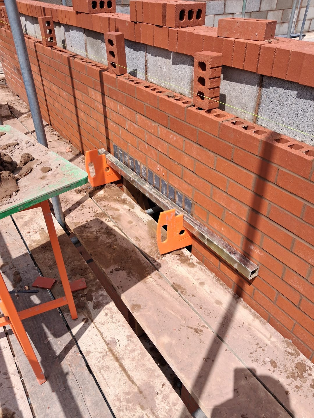 Customer photo review of Lintel Profile Supports / Soldier Brackets (Pair)