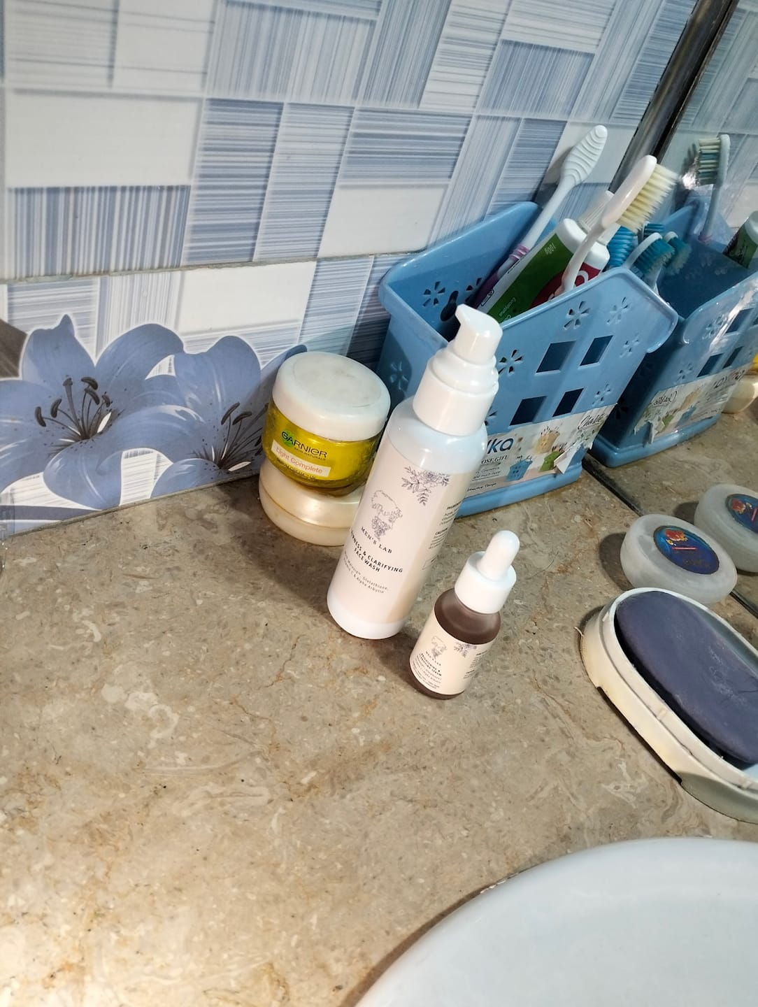 Customer photo review of Brightening and Clarifying Serum