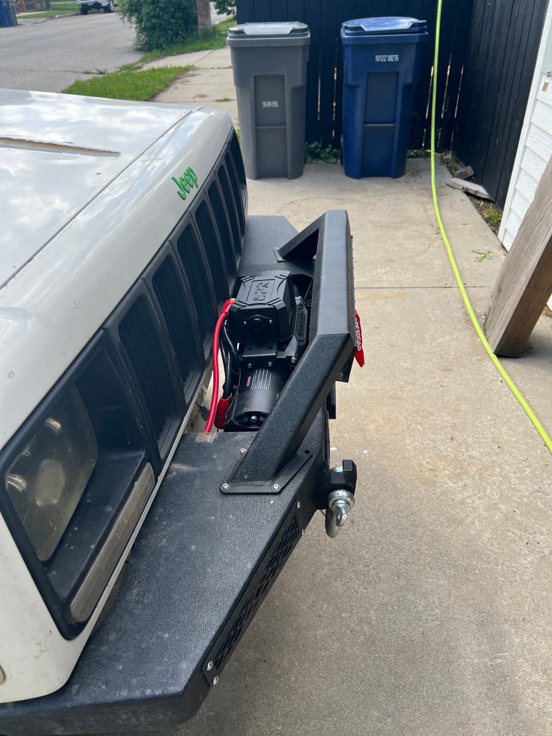 Customer photo review of OPENROAD 13,500lbs electric winch with Synthetic Rope - Panther Series 3S