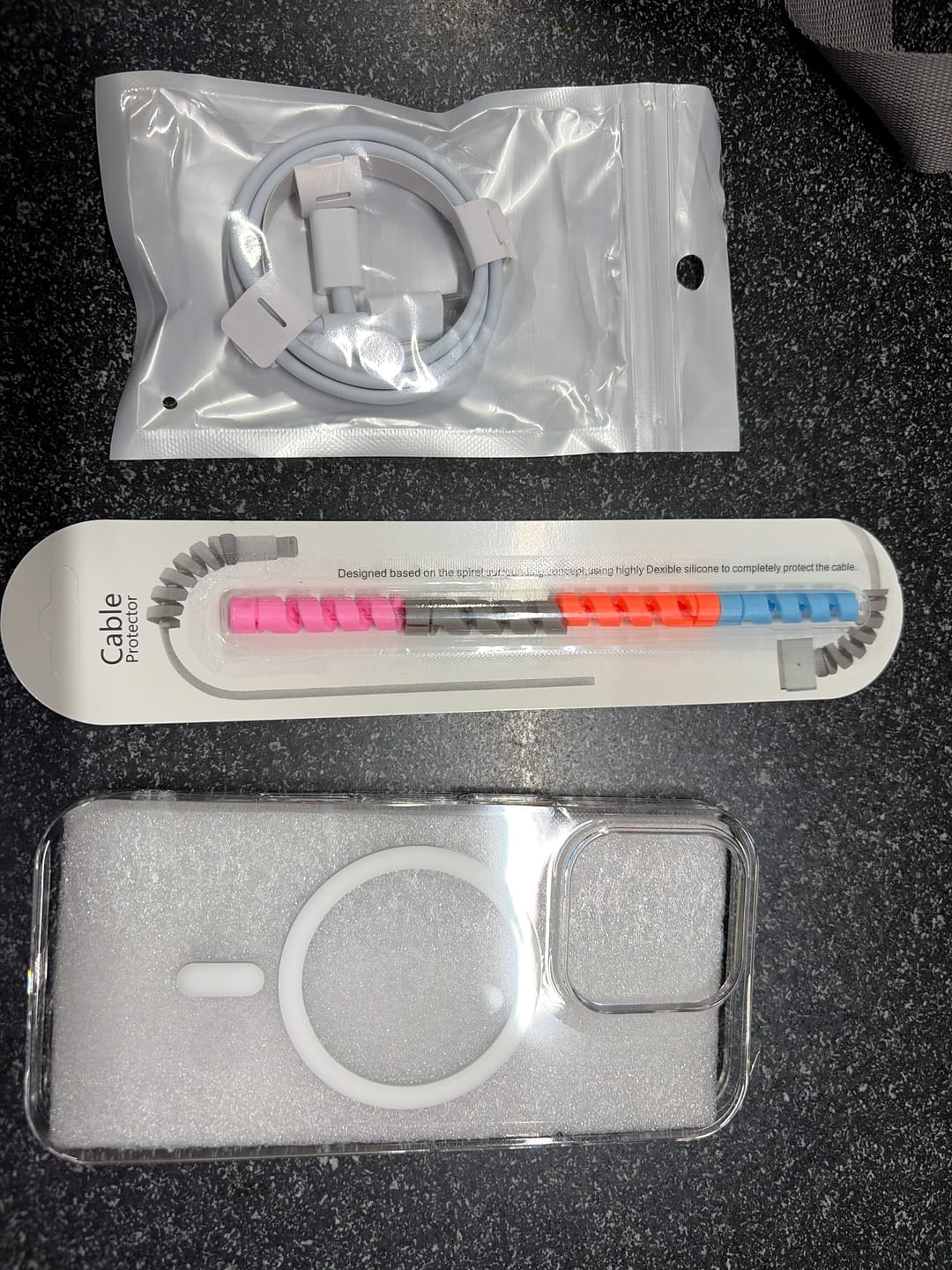 Customer photo review of Anti-Yellow Magsafe Clear Case