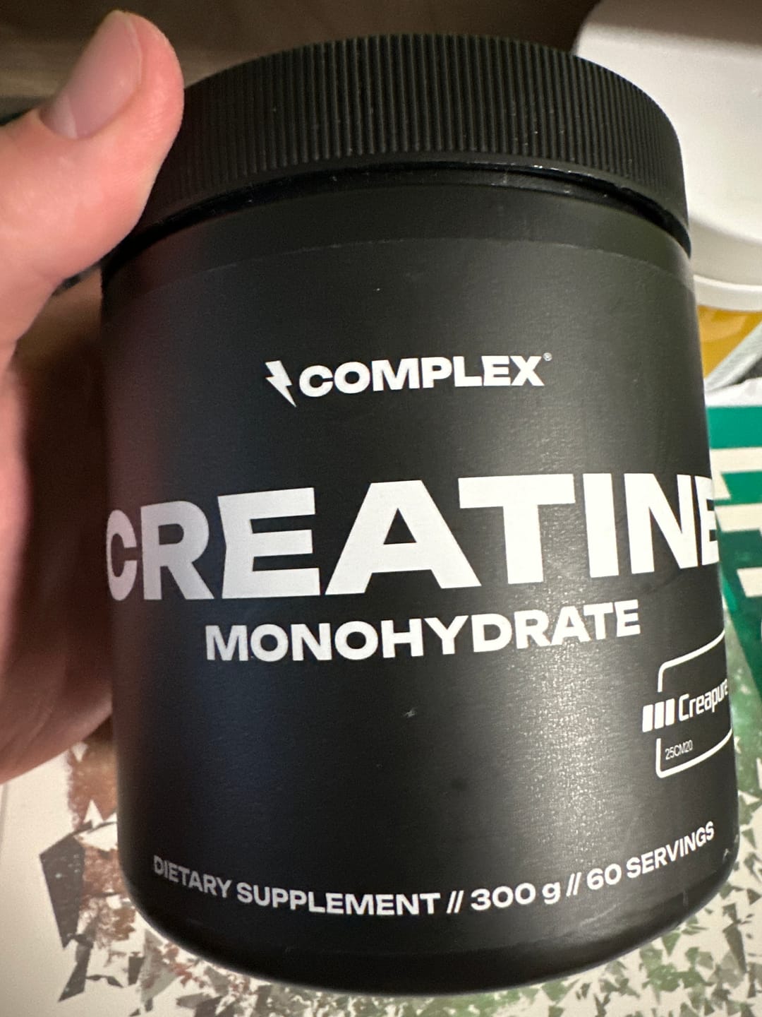 Customer photo review of Creatine Monohydrate