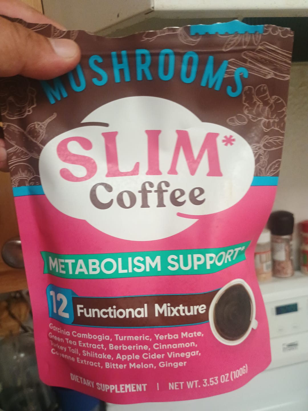 Customer photo review of Slim Mushroom Coffee - 40 Servings