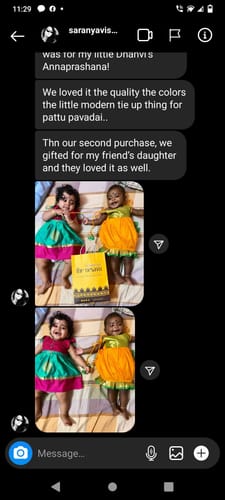 The Nesavu customer review from Saranya Viswanathan