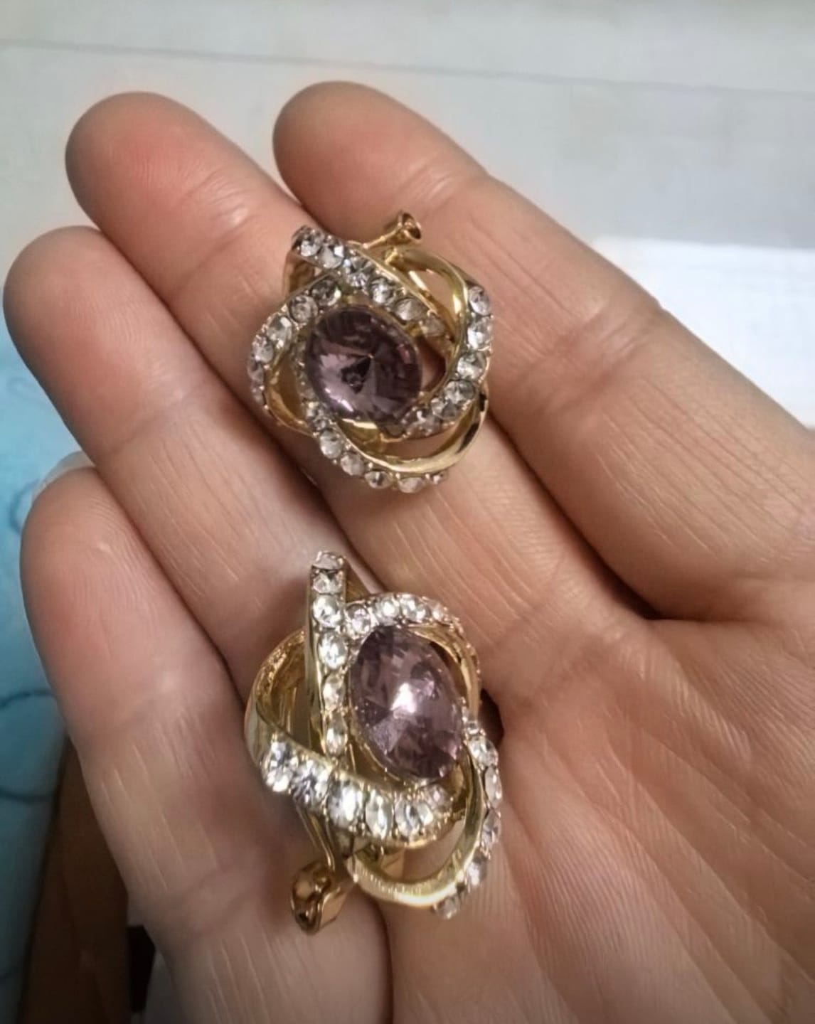 Customer photo review of Rolande Earrings