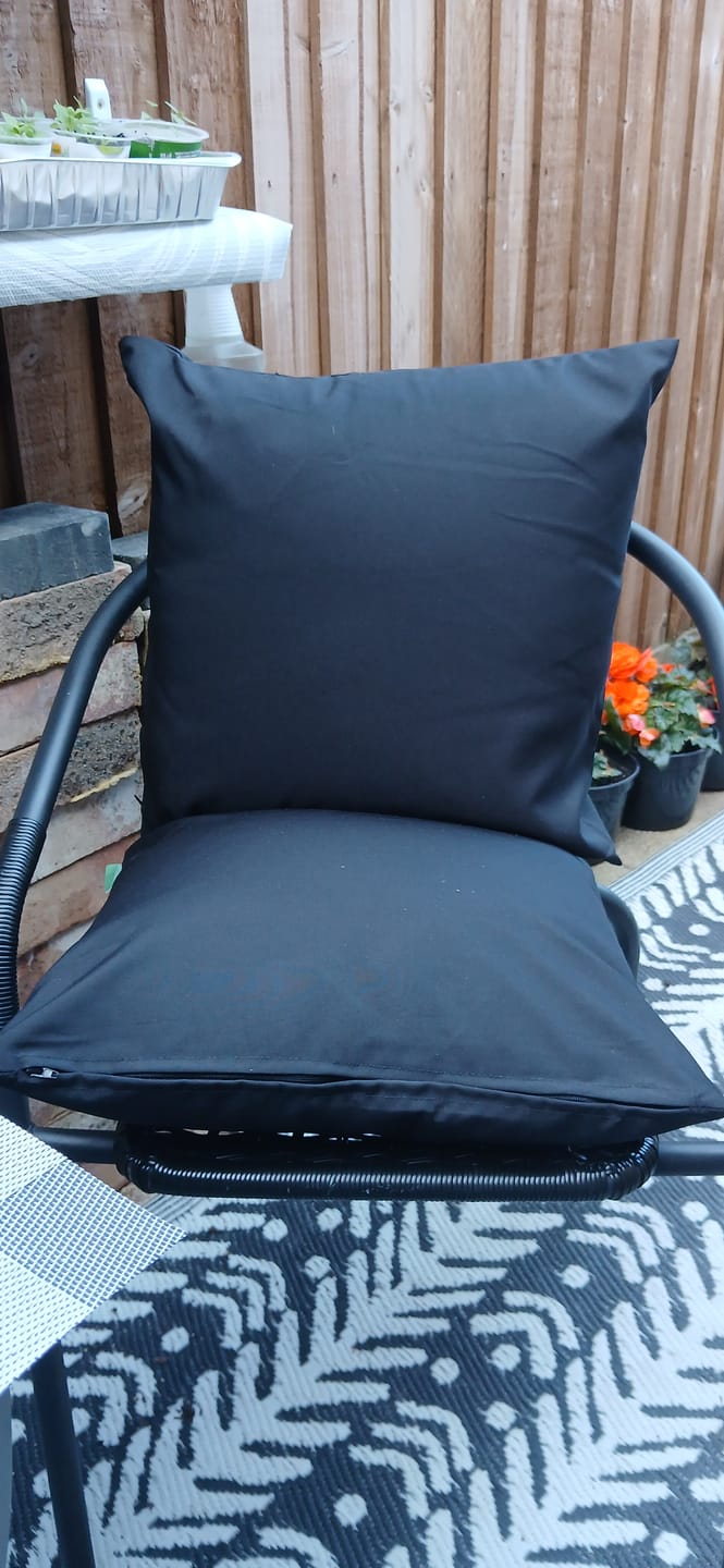 Customer photo review of Water Resistant Outdoor Scatter Cushions Garden Furniture Decorative Pillows