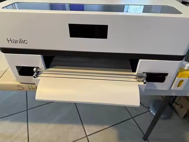 Customer photo review of Haolic 13" Pink A3 XP-1 Pro DTF Printer