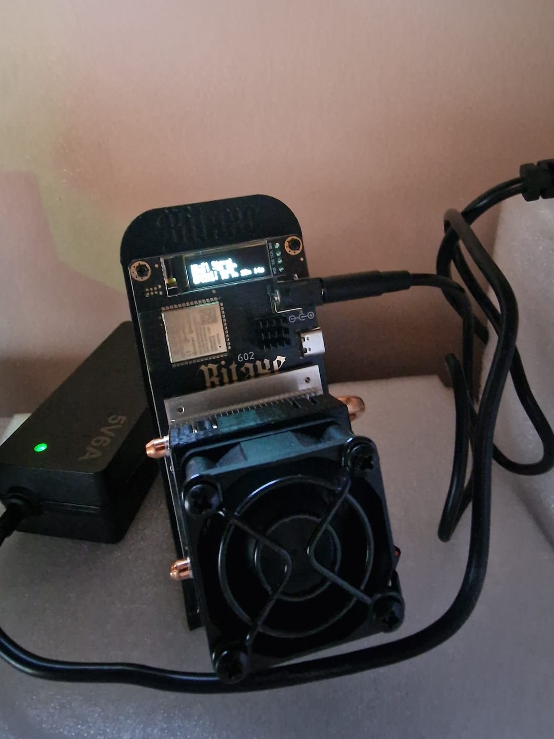 Customer photo review of Bitaxe Gamma 601 V2.0 (1.5TH/s)